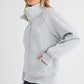 Long Dove Funnel Neck Half Long Zip