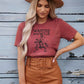 Wanted and Wild Cowgirl Graphic Tee