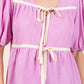 Piping Detail Babydoll Top