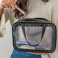 6 Piece Clear Cosmetic Travel Toiletries Organizer