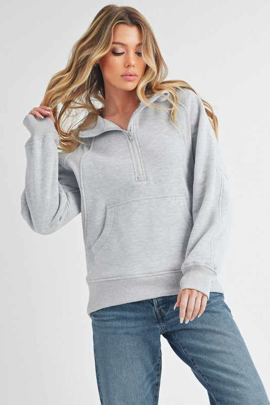 Long Drea Half-Zip Hoodie