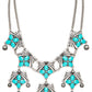 Enamel Western Inspired Statement Necklace Set