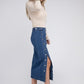 Midi Denim Skirt