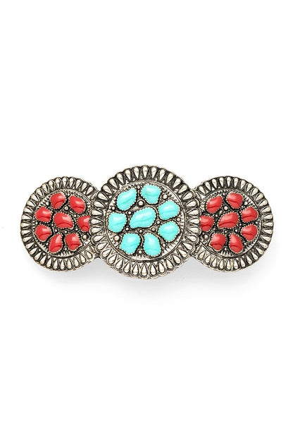 Western Inspired French Barrette Clip