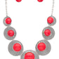 Round Stone Western Inspired Bib Necklace Set