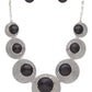 Round Stone Western Inspired Bib Necklace Set