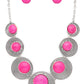 Round Stone Western Inspired Bib Necklace Set