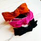 Structured Velvet Bow Headband