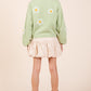 Plus Floral Embroidered Knit Sweater