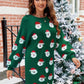 Santa sweater dress