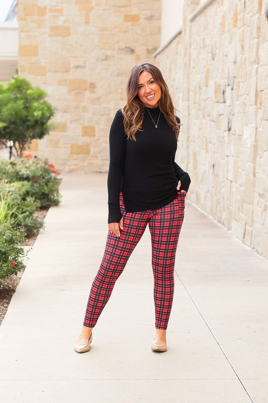 The Holly Plaid Leggings