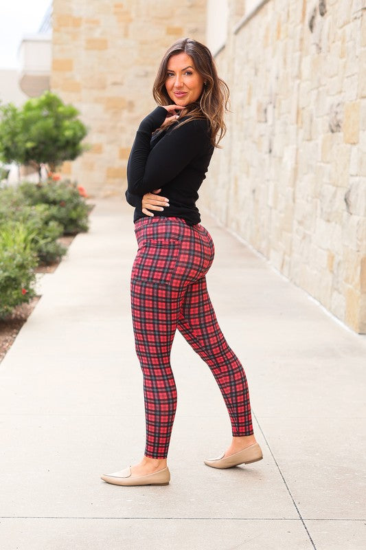 The Holly Plaid Leggings