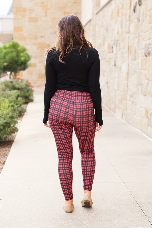 The Holly Plaid Leggings