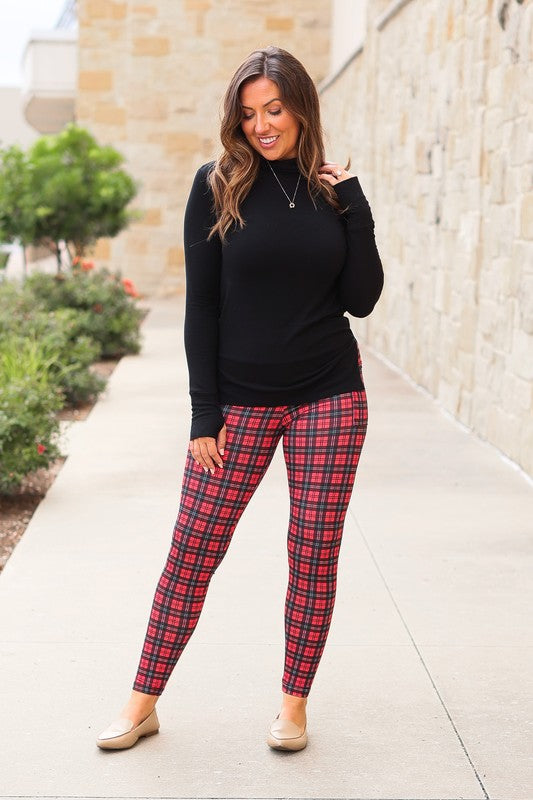 The Holly Plaid Leggings