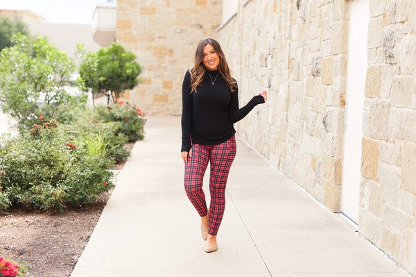 The Holly Plaid Leggings