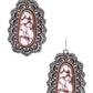 Western Engraved Stone Earrings