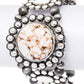 Pressed Stone Western Stretch Bracelet