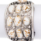 Western Stone Pave Oversize Stretch Bracelet