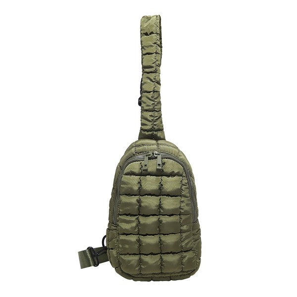 Skyler Quilted Puffer Sling