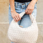 Paige Woven Handbag