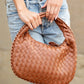 Paige Woven Handbag