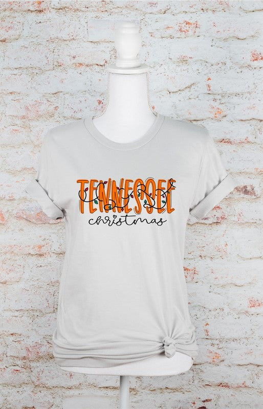 Tennessee Christmas Holiday Graphic Tee