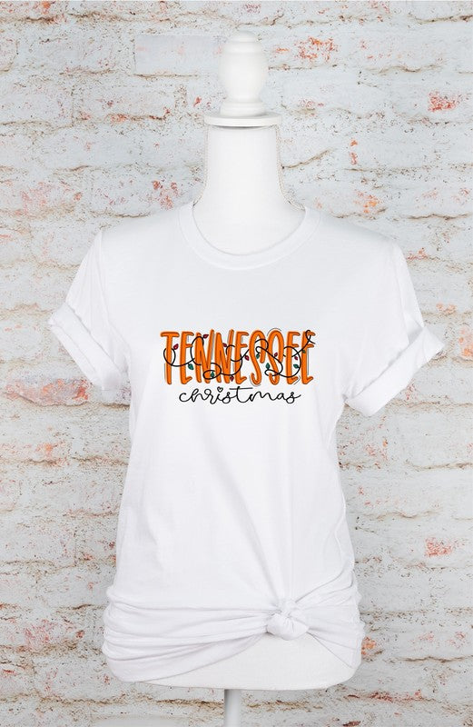 Tennessee Christmas Holiday Graphic Tee