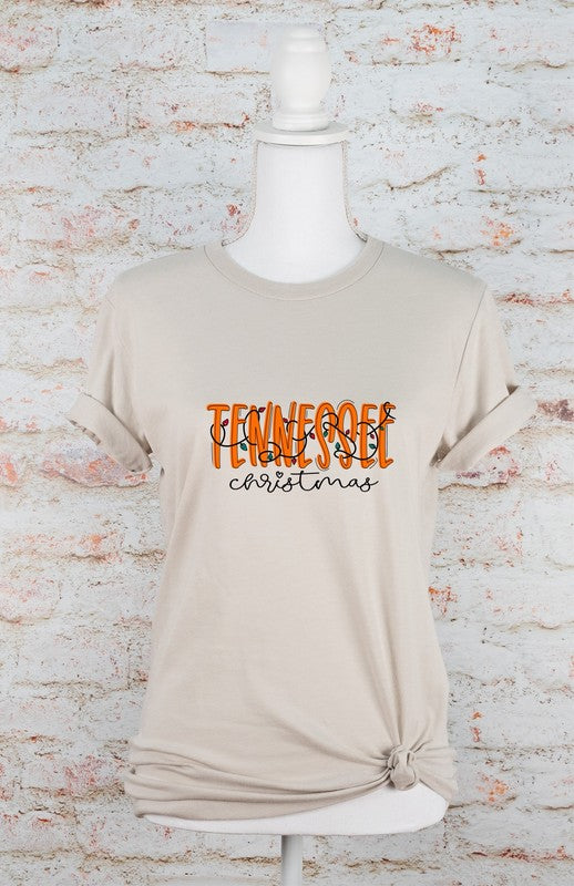 Tennessee Christmas Holiday Graphic Tee