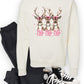 Ho Ho Ho Deer Cozy Crewneck Sweatshirt