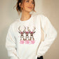 Ho Ho Ho Deer Cozy Crewneck Sweatshirt