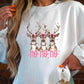 Ho Ho Ho Deer Cozy Crewneck Sweatshirt