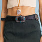 Boho Turquoise Concho Belt with Western Accents