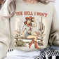 Western Cowgirl Fleece Sweatshirt