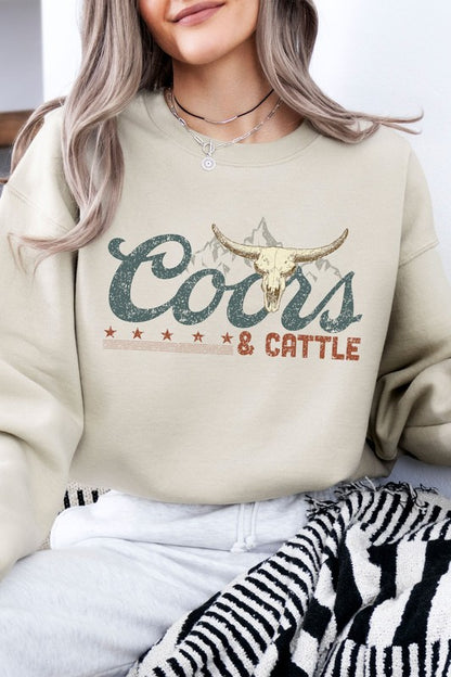 Coors and Castle Western, Fleece Sweatshirt