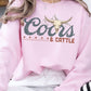 Coors and Castle Western, Fleece Sweatshirt