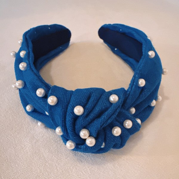 Pearls And Jeans Knotted Headband