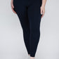 Plus Size V Waist Full Length Leggings