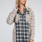 Plaid Patchwork Pockets Shirt