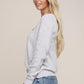 Solid Pointelle Knit Top