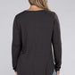 Celine Plus Long Sleeve Basic Top