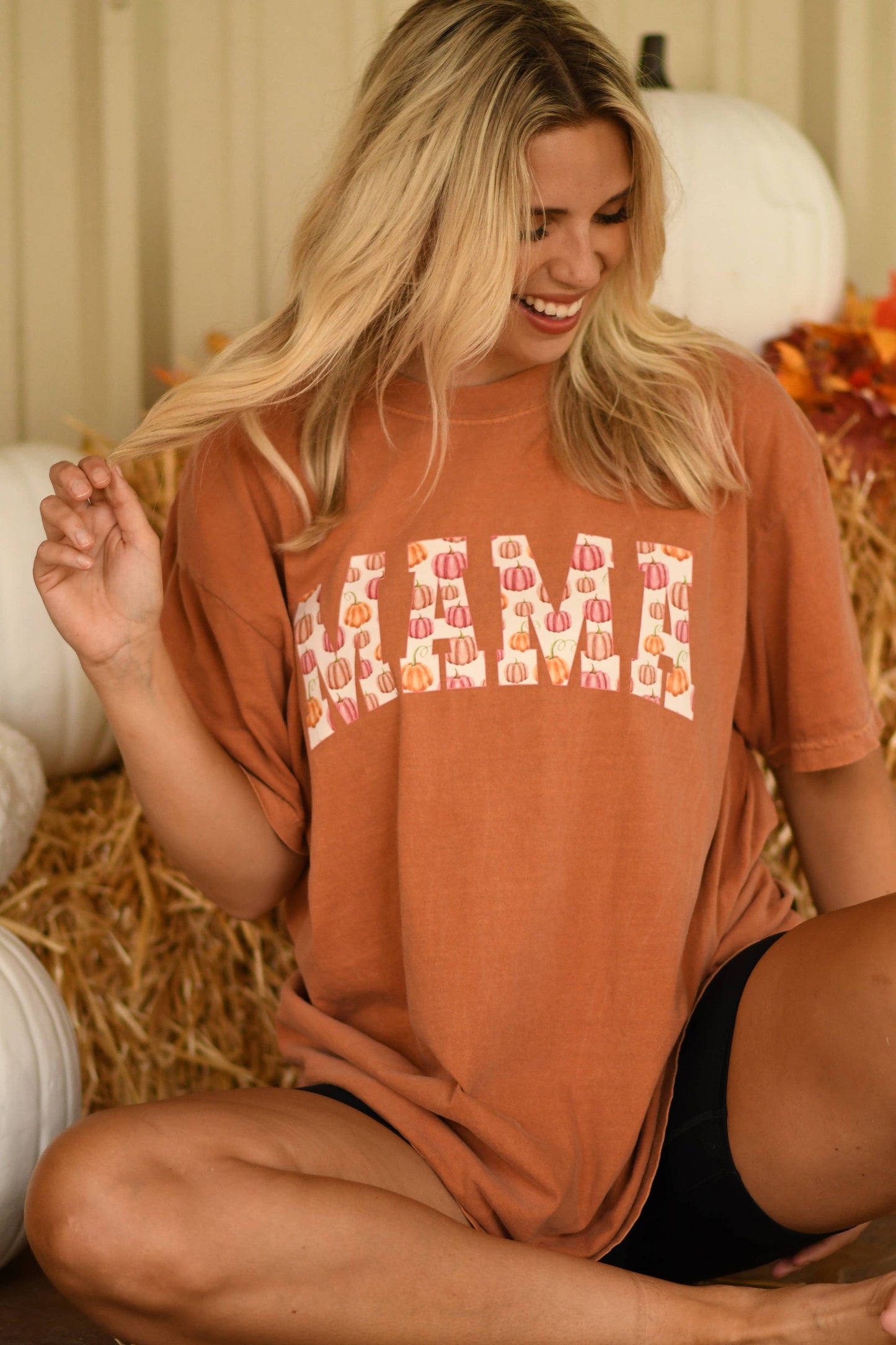 Mama Pumpkin Patch Tee RTS