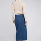 Midi Denim Skirt