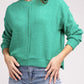 Brushed Melange Hacci Hi-Low Hem Sweater