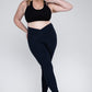 Plus Size V Waist Full Length Leggings