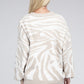 Zebra Pattern Cardigan