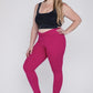 Plus V Waist Full Length Leggings