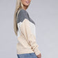 Colorblock Drop Shoulder Sweater