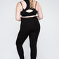 Plus Size V Waist Full Length Leggings