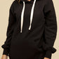 Oversized Hoodie Longline Sweatshirt