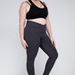 Plus Size V Waist Full Length Leggings